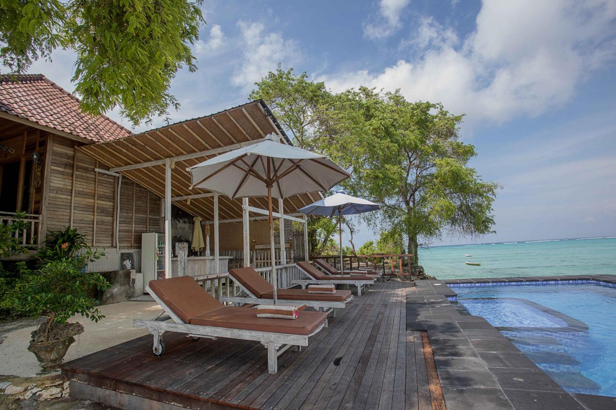 Wooden Beach Sunset Cottages Nusa Lembongan Exterior foto