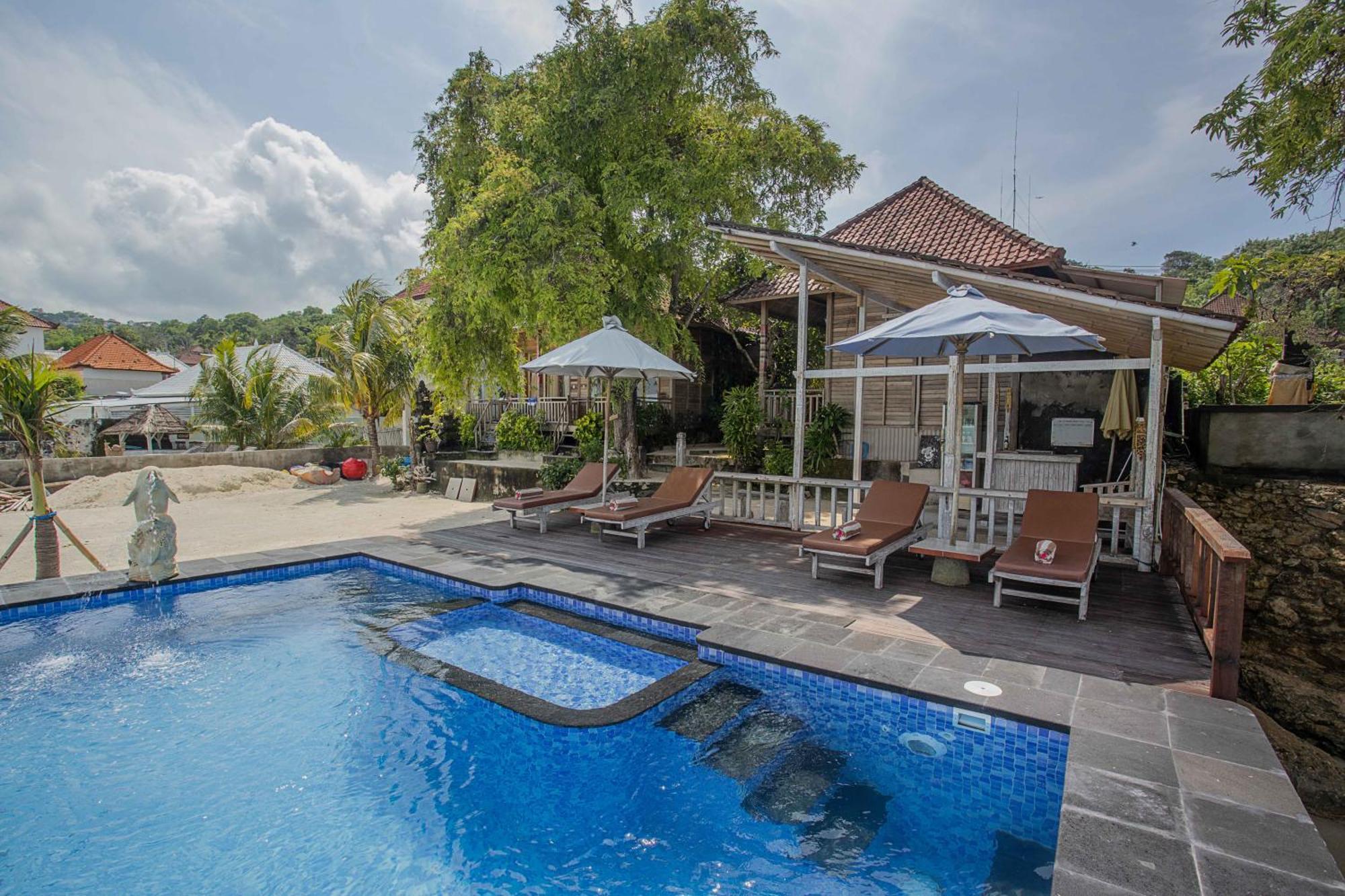Wooden Beach Sunset Cottages Nusa Lembongan Exterior foto